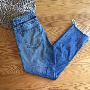 H&M  high rise boyfriend jean